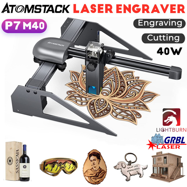 ATOMSTACK P7 M40 Mini Laser Engraver, 40W Desktop Portable Laser