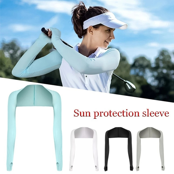 Cheers.US Anti-UV Golf Cooling Shawl Arm Sleeve Sun Protection Breathable Comfortable For Women