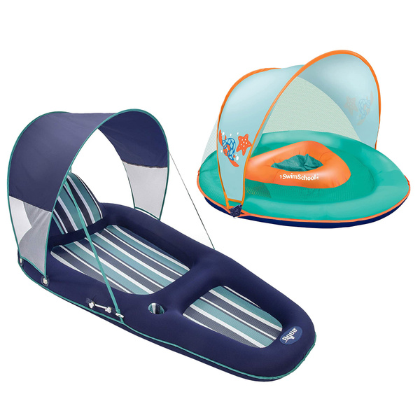 Canopy \u0026 SwimSchool Baby Boat Float 