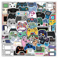 Old School Video Game 13 pc. Sticker Set ! Video Game Stickers - Waterproof  Stickers - Laptop Stickers - Gamer Stickers