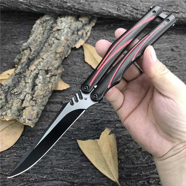 Balisong Butterfly Tactical Combat Trainer Knife Stainless Steel