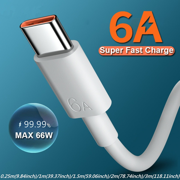 120W Extra Thick 6A USB Type C Cable For Huawei P30 P40 Pro Xiaomi 12 POCO  Fast Charging Wire Micro USB Type C Charger Data Cord - AliExpress