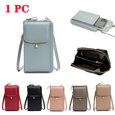 Shoulder Bags, phone holder, Wallet, leather