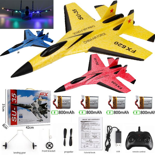 SU-35 Pro New Large Battery RC Airplane RC Model Gliders with Remote ...