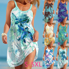 Sleeveless dress, Plus Size, Fashion, Summer