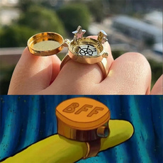 Couple Rings, cute, bff, girlsring