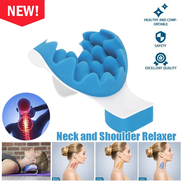 Neck and Shoulder Relaxer Neck Pain Relief Massage Pillow Head and Neck
