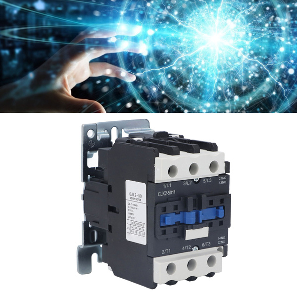 Contactor Machine AC Contactor Flame Retardant Good Conductivity Industrial Electric ...