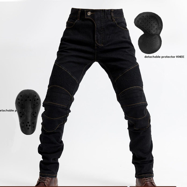 Classic Motorcycle Pants Men Moto Jeans Protective Gear Riding Touring Motorbike Trousers Wish 5128