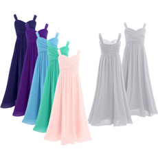 gowns, floorlengthdres, pleated dress, shoulderstrapsdres