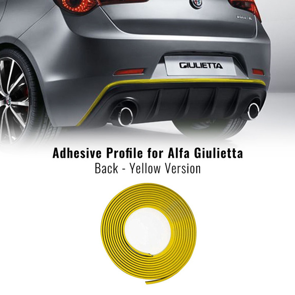 thumbnail image 2 of Quattroerre Chrome Adhesive Profile For Alfa Giulietta Front Bumper 11mm X 1.15m Italy 2 of 4