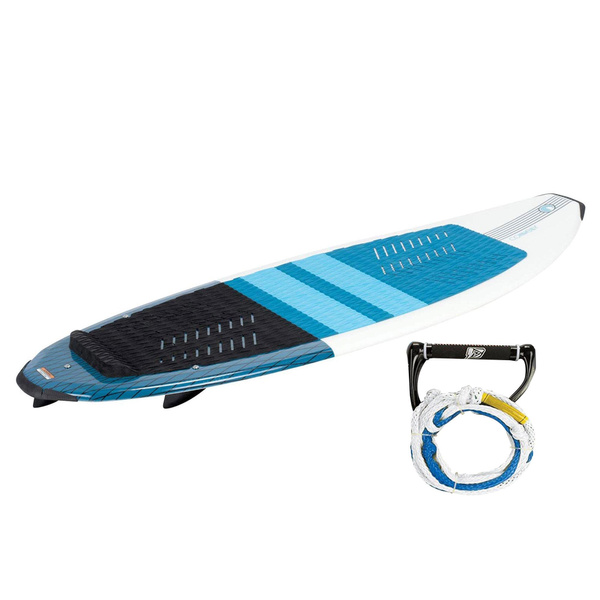 Connelly 2021 Ride 62 Inch Wakesurf Board with Surf Rope, 350 Pound