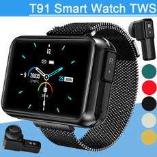 wirelessearbudssmartwatch, Touch Screen, smartwatchtruewirelessearbud, fitnesswatchwithearbud