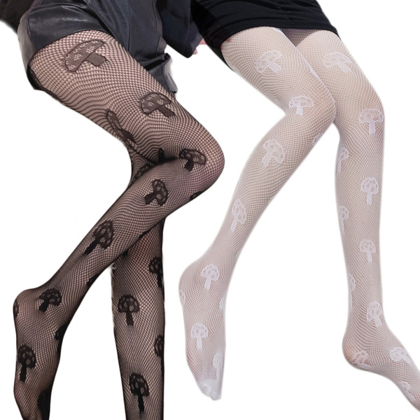 Patterned Mesh Tights 