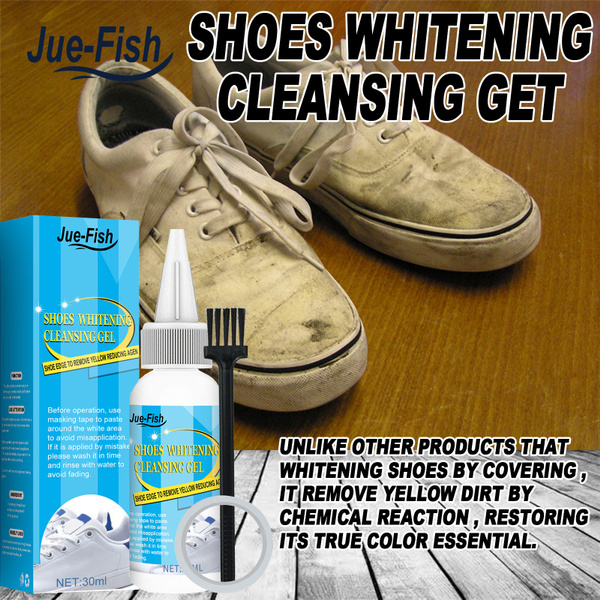 NEW 30ML White Shoes Cleaning Gel Clean Shoes Stain Whitening Cleansing ...