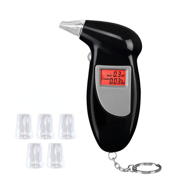 Professional Alcohol Breath Tester Breathalyzer Analyzer Detector Test ...