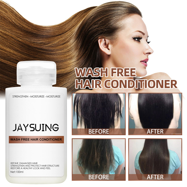 Jaysuing New Upgrade Leave-In Conditioner Deep Repair Improve Dryness ...