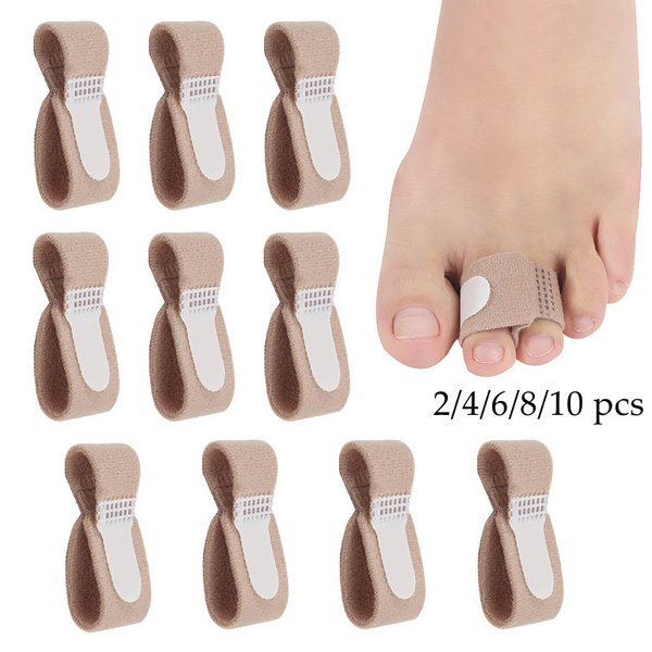 New Fabric Toe Finger Straightener Hammer Toe Hallux Valgus Corrector ...