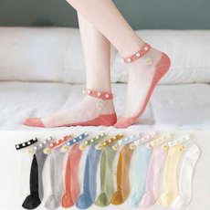 Summer, lowcutsock, Lace, Crystal