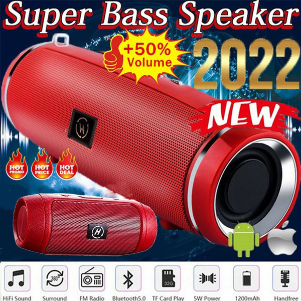 2022 Professional IPX7 Waterproof Portable Bluetooth Speaker Outdoor ...