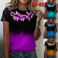 butterfly, Summer, Plus size top, womens top