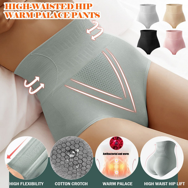 Body Shapers for Women 100% Cotton 3D Slimming Tummy Control Panty High  Waist Trainer Fashion Panties Butt Lift Full Back Coverage Underwear