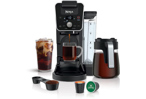 Ninja DualBrew 12-Cup Drip, Single-Serve Coffee Maker w/ 3 Brew Styles  CFP201