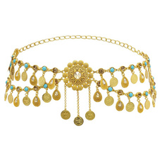 Chain Necklace, bohojewelry, Waist, Chain