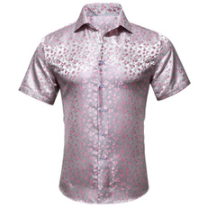 pink, Summer, men's dress shirt, Fashion