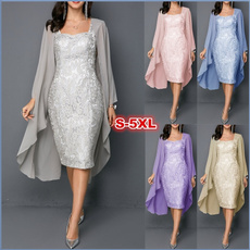 Plus Size, knee length dress, Dress, Lace Dress