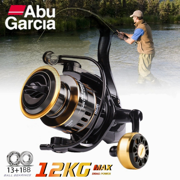 Abu Garcia Newest Fishing Reel HE1000-7000 Metal Ball Handle 5.2:1 High  Speed Spinning Reel Carp Fishing Full Metal Spool Spinning Reel