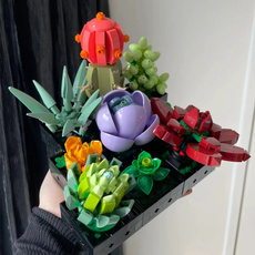 Bonsai, flowerblock, Building Toy, Gifts