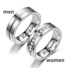 Couple Rings, Steel, Fashion, Jewelry