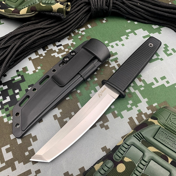 10" COLD STEEL Sammi Katana Tactical Survival Fixed Blade Hunting Knife Outdoor Camping