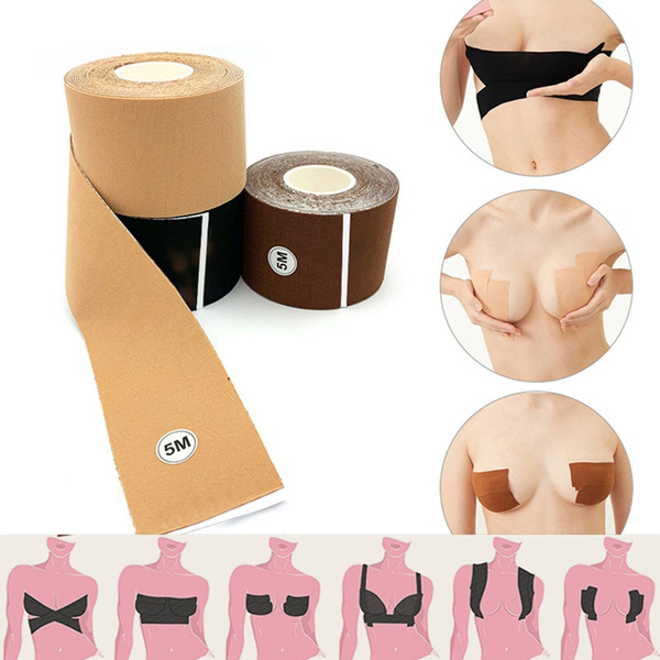 Women Invisible Bralette Boob Tape Bras Adhesive Lifting Chest Sticker Bra  Nipple Pasties Covers Breast Push Up Sticky Bra Sticky Pads