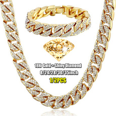 diamondchain, gold, Hombre, bracelet_for_men