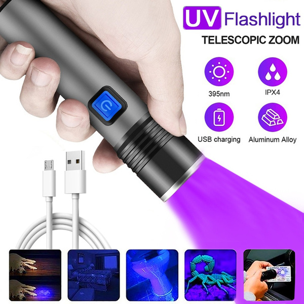 Rechargeable deals uv flashlight