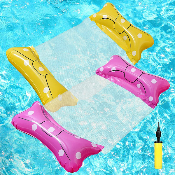 2pcs set Inflatable Pool Floats for Adults,Versatile 4 in 1 Swimming ...