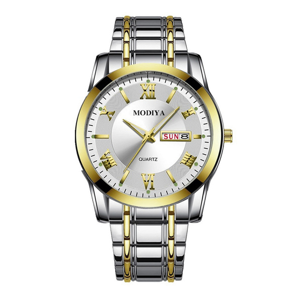 Sunward MODIYA Buckle Sewing Thread Strap Gradient Plastic Case Pattern  Watch - Walmart.com