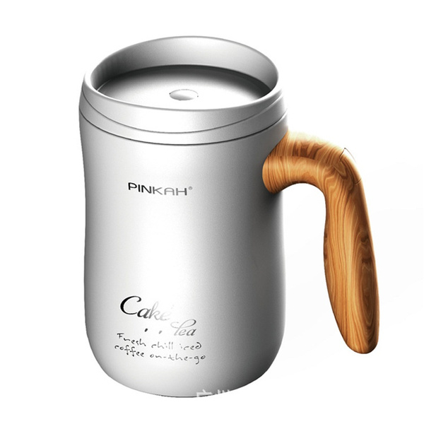 BUBM LIFE Stainless Steel Coffee Mug Cup With Handle 16 Oz Double Wall BUBM LIFE Stainless Steel Coffee Mug Cup With Handle 16 Oz Double Wall