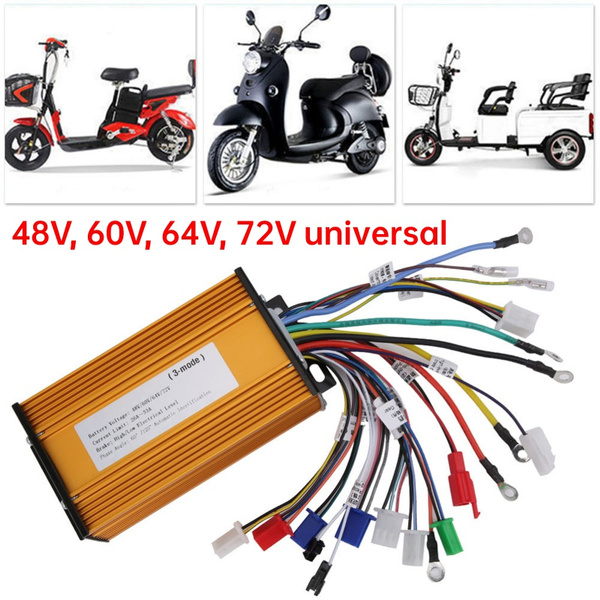 Brushless Controller 48v60v64v72v Aluminium Alloy E Brushless Motor Controller For Electric 3958