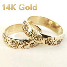 wedding ring, Hawaiian, gold, 18k gold ring