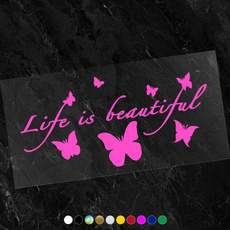 Beautiful, Car Sticker, Butterflies, autosticker