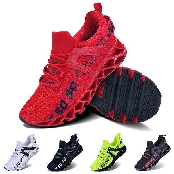 Mens Blade Sneakers Breathable Shock Absorption Running Shoes