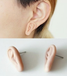 Funny, punk earring, Gifts, Stud Earring