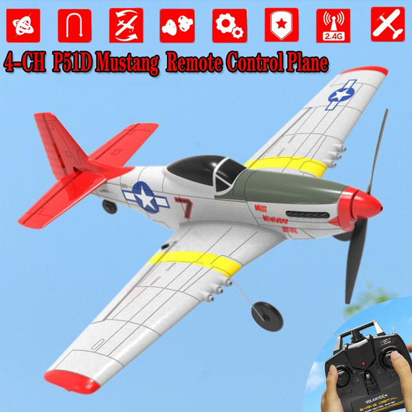RC Plane 4CH RC Airplane Ready to Fly P51D Mustang Remote Control