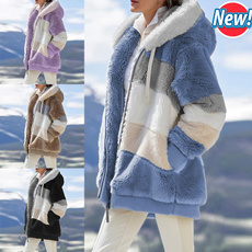 Overcoat, fur, Winter, Long Sleeve