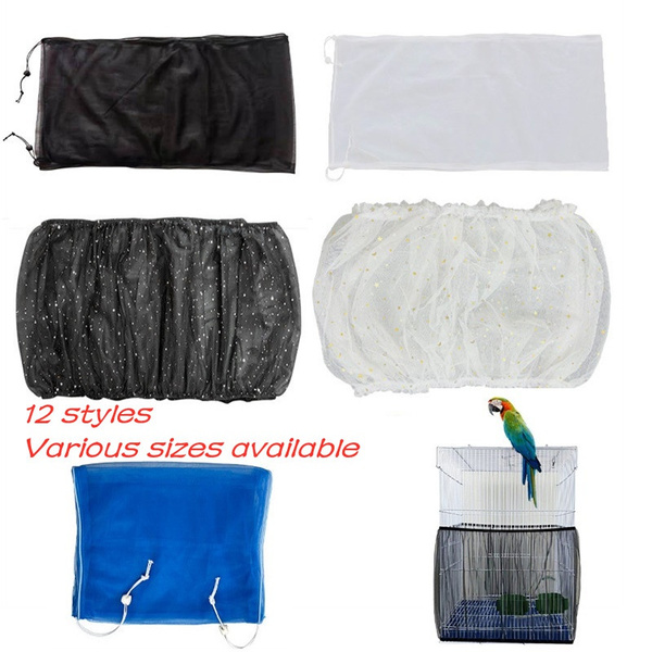 Universal Bird Cage Cover 360 Degrees Covering Bird Cage Mesh Net