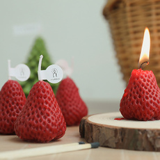 birthdaycandle, Home Decor, strawberry, scentedcandle