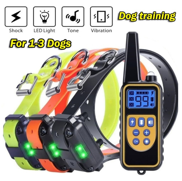 Shock Collars for Dogs with Remote Rechargeable Dog Training Collar with 3 Modes, Beep